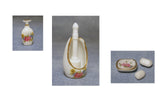 1/12 scale dollshouse miniature toilet brush soap dish, perfume jar