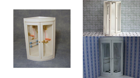 1/12 dollshouse miniature modern bathroom shower