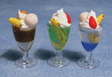 12th scale doll house miniature ice cream items