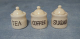 12th scale dollshouse miniature storage jars
