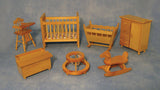 12th scale dollshouse miniature nursery set