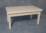 1/12 scale dollhouse miniature white kitchen table