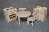 1/12 scale dollshouse miniature kitchen set
