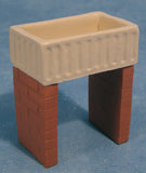 1/12 scale dollhouse miniature kitchen scullery sink