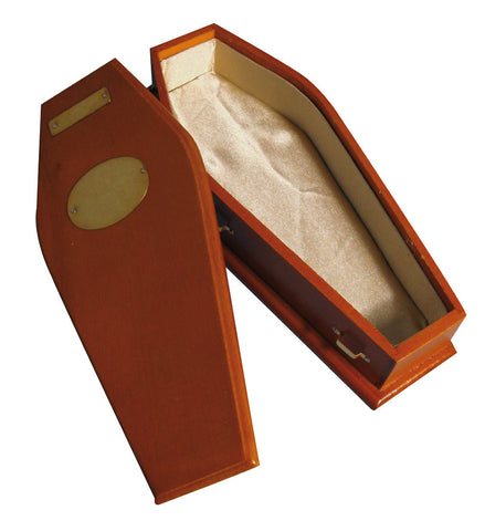 1:12 dollshouse miniature wooden coffin