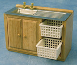 1/12 scale dollhouse miniature kitchen sink